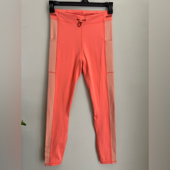 Fabletics Motion365+ High-Waisted Bungee Workout Legging Coral XS - Picture 6 of 13